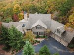 Ariel View of Grayson Manor Rental home in Big Canoe